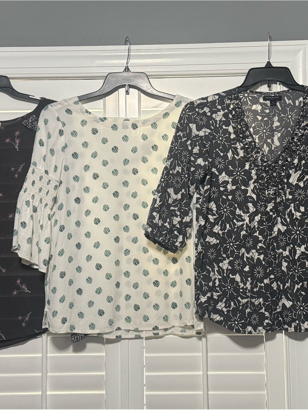 3 PC Banana Republic & LOFT Medium Blouse Bundle | Closet Clean Out | EUC